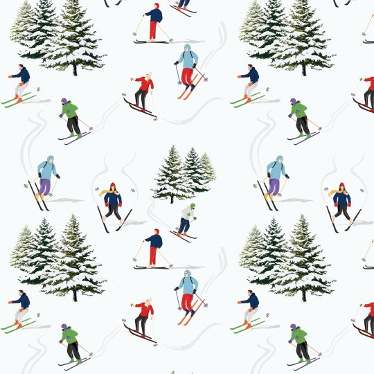Skiers Gift Wrap