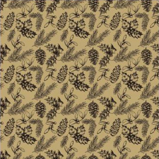 Pinecones Gift Wrap