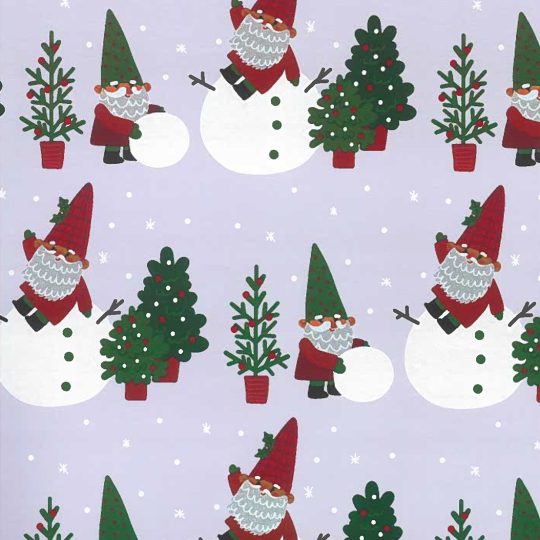 Gnomey Snowman Gift Wrap